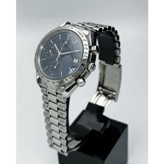 (SOLD!!) 39mm • 1995 Omega Speedmaster Date Blue Dial ref.3511.80 Cal.1152